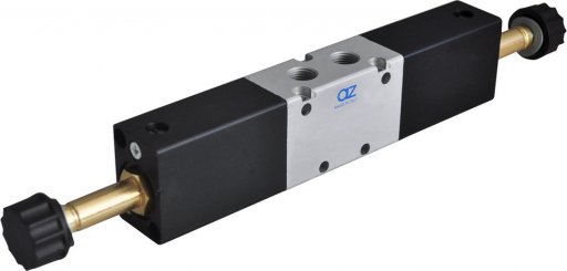 Elektrozawór 5/3 CP, zew.pilot G1/8, centrowany sprężyną,